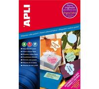 [11844] Apli Pochette de 480 étiquettes coins droits multi usage 70 x 37 mm