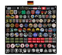 119 x 114 cm surdimensionné (0,75 kg) Tactique Crochet et Loop Emblème Panneau en Nylon Tableau Tapis Mur - Insigne titulaire - Militaire Tissu Feuilles Affichage Affiche Suspendu Organisateur Drapeau