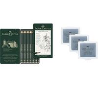 119065 Castell 9000 Crayons, Set De 12, Grades Hb À 8b, Crayons Graphite Pour Croquis, Dessin Et Écriture, Pour Artistes Et Amateurs, Extra Résistant À La Casse