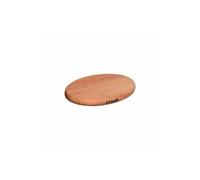 Staub – Dessous de plat magnétique ovale Ø 29 cm, bois hêtre, marron