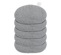 Leifheit lot de 2 housses de rechange pour balai vapeur CleanTenso, éponge microfibre pour balai à vapeur, nettoyage en profondeur, éponge de remplacement lavable, dessous velcro