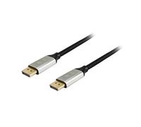 119261 câble DisplayPort 1 m Aluminium, Noir