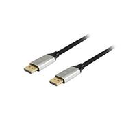 119261 câble DisplayPort 1 m Aluminium, Noir