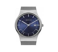 BERING Hommes Analogique Quartz Classic Collection Montre avec Bracelet en Acier Inoxydable & Verre Saphir