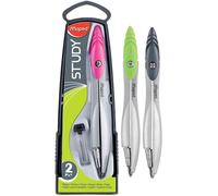 [119450 4-5] Maped Lot de 5 Coffrets compas Study mine 2 mm Coloris aléatoire