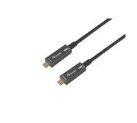 Equip Câble optique actif USB-C 119461 USB 3.2 Gen 2 5 m 10 Gbps 4K/60Hz PD 60W Noir