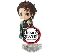 BANPRESTO Figura Tanjiro Kamado Demon Slayer Kimetsu No Yaiba Q posket Petit 7cm