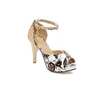 11CM/4.33IN Dames Open Toe High Heels Sexy Pole Dancing Striptease Chaussures pour Party Prom Club,Noir,39 EU