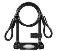 11Cm Acier Trempé Vélo Serrure en U 21Cm Antivol 1.2M X 10mm Tressé Acier Câble