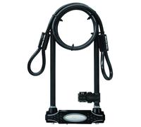 11Cm Acier Trempé Vélo Serrure en U 28Cm Antivol 1.2M X 10mm Tressé Acier Câble