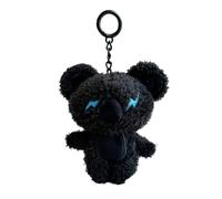 11cm Porte-clés en peluche BTS BT21 Fragment noir série porte-clés pendentif sac d'école porte-clés décoration pour fans (Koya)