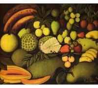 11CT Diy Canevas Kit Complet Adulte Célèbre Tableau À L'Huile，Nature Morte De Fruits Kits De Point De Croix, Ensemble De Broderie Imprimé Compté Avec Aiguilles, Enfile-Ciseaux Pour Adult 50x70cm