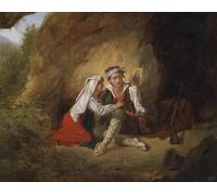 11CT Diy Kit Point De Croix Tableau À L'Huile Célèbre，Conseils D'Avant-Guerre Kits De Point De Croix Comptés Pour Adultes Débutants, Motifs Imprimés Estampés, Ensemble De Broderie Pour D 60x80cm