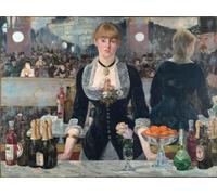 11CT Diy Kit Point De Croix Tableau À L'Huile Célèbre，Représentant Le Comptoir Du Bar Du Parc D'Attractions Goddess. Kits De Point De Croix, Ensemble De Broderie Imprimé Compté Avec Aigu 40x50cm