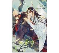 11CT Kit de Démarrage de Broderie, Modèle de personnage d'animation Mo Dao Zu Shi, P Kit Broderie Point de Croix Compté Pré Imprimé Enfant Débutant Adulte, Kit Canevas Complet Avec Fils au Point de C