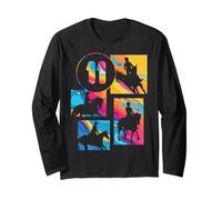 11e Anniversaire cavalière Amateur de Chevaux Fille de 11 Ans Manche Longue