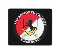 11E Régiment De Cavalerie Blindée Black Horse Tapis De Souris Gaming Antidérapant Mousepad Confort Mouse Pad pour Voyage Bureau Jeu 25X30Cm