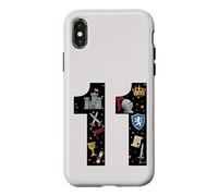 11ème Anniversaire de fête d'anniversaire de 11 Ans Coque pour iPhone X/XS