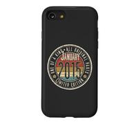 11ème Anniversaire Vintage Janvier 2015 rétro édition limitée Coque pour iPhone SE (2020) / 7/8
