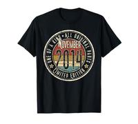 11ème Anniversaire Vintage Novembre 2014 Retro Limited Edition T-Shirt