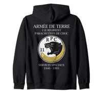 11ème Régiment de Parachute de la Force Spéciale Française Choc Militaire Sweat à Capuche