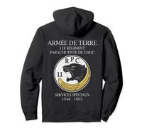 11ème Régiment de Parachute de la Force Spéciale Française Choc Militaire Sweat à Capuche