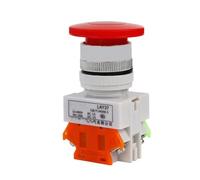 11m lay7-11m yh lay37-11m Green/Red 1NO1NC Momentary self-Reset the start Push Button Switch Mushroom button NWPNLXEA(Rot)
