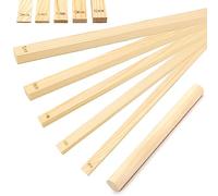 11pcs Guide de Profondeur et Rouleau à Pâtisserie en Bois, Ensemble Guide de Profondeur d'Argile Polymère Outils de Poterie pour l'Artisanat Poterie Épaisseur d'Argile Polymère (5 Tailles)
