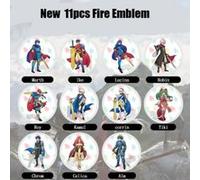 11pcs Jeux de Cartes circulaire amiibo compatible Nintendo switch Wii U Fire Emblem G