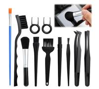 11PCS Kit Antistatique de Nettoyage Multifonction pour Photo, Caméscope et Electronique Ensemble de Brosses Précises avec Pinceaux fins, Accessoires Compacts pour Entretien Sûr D’équipements Sensibles