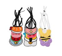 11pcs Pet Salive Salive Ajustement Ajustement Couchette de Dessin animé Laine tissée Cat Col Colde pour la fête Quotidienne