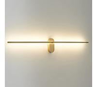 11W LED salle de bain miroir barre lumineuse applique murale lumière chaude 3000K miroir pivotant lumière moderne applique murale intérieure lumière de maquillage 60CM or
