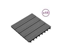 11x Carrelage pour Terrasse Balcon Jardin WPC Dalle Salle de Bain 40826