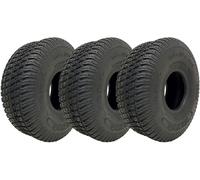 11x4.00-4 Lawn Mower Tyres 4ply Multi Turf Ride on Mower Grass Wanda (Set of 3)