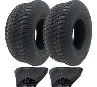 11x4.00-5 Lawnmower Grass Tyre & Tube 4-ply Wanda P332 Pattern 150kgs (Set of 2)