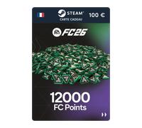 12.000 points EA FC 26 (Carte cadeau Steam)