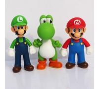 12-13 cm Super Mario Bro figurine poupée Mario Luigi Yoshi figurine jouets