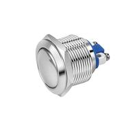 12 16 19 22mm Self Reset Access Control Switch Metal Button Normally Open and Normally Closed Exit Switch Horn Doorbell NWPNLXEA(22mm Screw foot-02)
