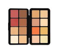 12/16 Colors Concealer Palette Makeup,Blush Palette, Waterproof, Long-Wearing Full Coverage Makeup for Flawless Skin, anti-taches, aspect naturel, Cream Blush Palette for All Skin (7#)