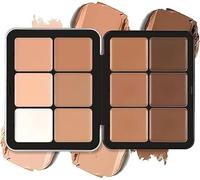 12/16 Colors Concealer Palette Makeup,Blush Palette, Waterproof, Long-Wearing Full Coverage Makeup for Flawless Skin, anti-taches, aspect naturel, Cream Blush Palette for All Skin (1#)