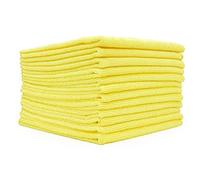 (12) 16 in. X 16 en. Qualité commerciale multi-usages, très absorbante en microfibre non pelucheux, serviettes de nettoyage sans traces - The Rag Company