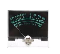 12-16V Analog Panel Audio Level Meter, No Driver Needed for Power Amplifier | Compact 12-16V analog audio level meter with white pointer for power amplifiers