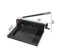 12/17 pouces manuel coupe-papier Guillotine tondeuse robuste 300-500 feuilles déchiqueteuse for les accessoires de bureau d'école d'usine(12 Inch 300 Sheets)