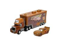(12)2025 Die-cast Toy Set: Cars 2 Lightning Mcqueen, Jackson Storm, Chick Hicks, Mack