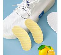 12/24/36/48/60 pièces Désodorisant pour chaussures parfumé au citron, contrôle efficacement l'humidité des pieds et prévient les odeurs 24 pièces,12 pièces,36 pièces,Version épaisse - 48 pièces,Versio