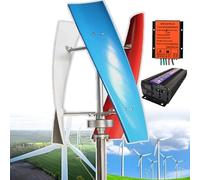 12/24/48V éolienne à Lévitation Magnétique Avec Onduleur, Contrôleur Mppt, Générateur D'éolienne à Axe Vertical 3 Couleurs, Pour La Maison, éclairage Public,48v-2KW