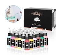 12/24 couleurs ensemble de peinture aérographe à base d'eau 30ml peinture acrylique modèle peinture Spary pour bricolage ongles peinture Air brosse Kit de peinture AWP-3024B