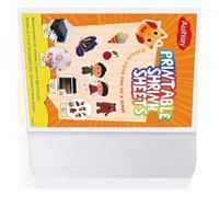 12/24 feuilles de papier thermorétractable en plastique imprimable 11, 6 x 8, 3 pouces pour imprimante, porte-clés artisanaux faits à la main, fabrication de bijoux, film rétractable