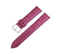 12-24mm Bracelet de montre en cuir véritable coloré, ajustement Flexible et doux pour la peau, avec outil d'installation, 17mm
