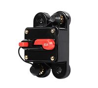 12-24V Disjoncteur Réinitialiser Porte-Fusible Voiture Bateau Porte-Fusible Étanche Nouveau for Disjoncteur Réinitialiser Porte-Fusible 50A 60A 80A 100A 50 amp brea 50 amp en ligne Interrupteur automa